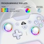 Subsonic – Mando para Nintendo Switch/Switch 2 - Mando Switch inalámbrico bluetooth con LED, vibración y giroscopio - Blanco