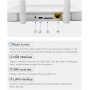 Enrutador Inalámbrico 4G LTE con Ranura para Tarjeta SIM, Desbloqueo de 300 Mbps, Punto de Acceso WiFi Móvil con 4 Antenas 5dBi