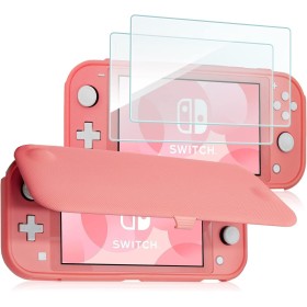 ProCase Funda Protectora para Nintendo Switch Lite con 2 Protectores de Pantalla Vidrio Templado, Estuche con Tapa Antiarañazos