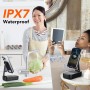 IKG Altavoz Bluetooth Inalambrico con Soporte Movil, Antideslizante & Sonido Envolvente HD,IP7 Impermeable,Altavoz Portatil &