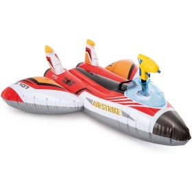 Intex 57536NP - Avión inflable con pistola de agua (rojo)