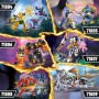 LEGO NINJAGO Meca Elemental Tecno de Sora, Juego de Batalla con Figura de Acción Articulada, Juguete Personalizado con 2