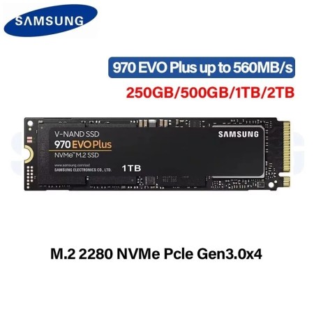 Samsung 970 EVO Plus SSD 250GB 500GB 1TB 2TB MLC NVMe disco duro HDD d