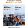 Tenda 5G01 - Router 5G SIM WiFi 6 1500Mbps, Módem 5G/4G LTE con Doble Banda, Ranura Tarjeta Nano SIM, Plug & Play, Puerto