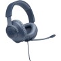 JBL Quantum 100 Auriculares para gamers con sonido QuantumSOUND, micrófono Boom diseño ligero, cómodo y llamativo, compatible