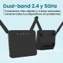 Router ADOC R46, 4G Cat 6, Antenas potentes, Velocidad de WiFi hasta 300mbps, Compatible con FDD/TDD-LTE, UMTS, Edge/GPRS/gsm,