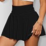 FDEETY Mujer Falda Pantalón Deporte Faldas Corta Padel Deportivas Tenis Golf Plisada Cintura Alta con Bolsillos con Pantalón