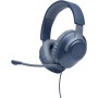JBL Quantum 100 Auriculares para gamers con sonido QuantumSOUND, micrófono Boom diseño ligero, cómodo y llamativo, compatible
