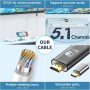 JINGDU Cable USB C a HDMI 4K@60Hz para Nintendo Switch NS/OLED/Steam Deck/ROG Ally, 2m, Cable USB-C a HDMI portátil que