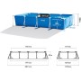 Intex 28272NP Small Frame - Piscina Desmontable, 300 x 200 x 75 cm, 3.834 litros, Color Azul