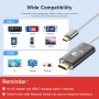 JINGDU Cable USB C a HDMI 4K@60Hz para Nintendo Switch NS/OLED/Steam Deck/ROG Ally, 2m, Cable USB-C a HDMI portátil que