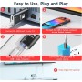 JINGDU Cable USB C a HDMI 4K@60Hz para Nintendo Switch NS/OLED/Steam Deck/ROG Ally, 2m, Cable USB-C a HDMI portátil que