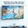 JINGDU Cable USB C a HDMI 4K@60Hz para Nintendo Switch NS/OLED/Steam Deck/ROG Ally, 2m, Cable USB-C a HDMI portátil que