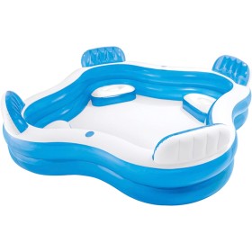 Intex - Piscina Hinchable INTEX con Asientos 229x229x66 cm - 990 l, Multicolor