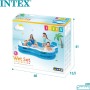 Intex - Piscina Hinchable INTEX con Asientos 229x229x66 cm - 990 l, Multicolor