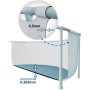 Intex 26702NP - Piscina desmontable redonda prism frame intex 305x76 cm con depuradora