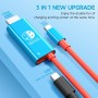JINGDU Cable USB C a HDMI 4K@60Hz para Nintendo Switch NS/OLED/Steam Deck/ROG Ally, 2m, Cable USB-C a HDMI portátil que