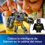 LEGO DC Batman Armadura Robótica de Batman Juguete de Superhéroe, Figura de Acción de Robot y Minifigura Coleccionables, Regalo