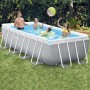 INTEX 55243 - Piscina Desmontable Rectangular con depuradora Prism Frame