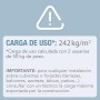 Intex 55242 - Piscina Desmontable Redonda Metal Frame Familiar Color Azul, Medidas Ø244x51 cm, Capacidad 1,828 litros, Material