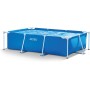 Intex 28272NP Small Frame - Piscina Desmontable, 300 x 200 x 75 cm, 3.834 litros + 28038 - Cobertor Piscina Rectangular
