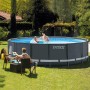 Intex Piscina elevada redonda Ultra XTR Frame 549x132 cm con depuradora (55217)