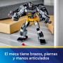 LEGO DC Batman Armadura Robótica de Batman Juguete de Superhéroe, Figura de Acción de Robot y Minifigura Coleccionables, Regalo