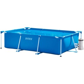 INTEX Pack Piscina Small Frame 300x200x75 cm 3834 litros + Depuradora cartucho 2006 litros/hora