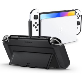 Spigen Funda Thin Fit Pro Compatible con Nintendo Switch (OLED) - Negro