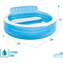 Intex - Piscina Hinchable intex con sillón 224x216x76 cm - 590 l