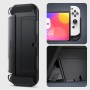 Spigen Funda Thin Fit Pro Compatible con Nintendo Switch (OLED) - Negro