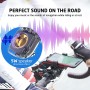 UPPEL Altavoz Bluetooth Bicicleta Portatil Bluetooth 5.1 + Altavoz + 5000mAh Banco de Energía + Luz para Bici +Timbre de Bici +