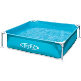 Intex 57173NP - Piscina desmontable mini small frame 122 x 122 x 30 cm, 337 litros, Multicolor