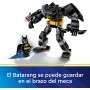 LEGO DC Batman Armadura Robótica de Batman Juguete de Superhéroe, Figura de Acción de Robot y Minifigura Coleccionables, Regalo
