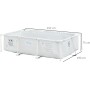 Outsunny Piscina Desmontable Tubular 292x190x75 cm con Depuradora de Cartucho 1200L/H Piscina Rectangular de Exterior para