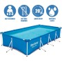 Bestway 56404-19 Infantil Bestway Deluxe Splash Frame Pool Piscina Desmontable Tubular, Color Azul, 300 x 201 x 66 cm