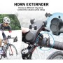 UPPEL Altavoz Bluetooth Bicicleta Portatil Bluetooth 5.1 + Altavoz + 5000mAh Banco de Energía + Luz para Bici +Timbre de Bici +