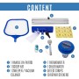 Bestway 56404-19 Infantil Bestway Deluxe Splash Frame Pool Piscina Desmontable Tubular, Color Azul, 300 x 201 x 66 cm