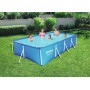 Bestway 56404-19 Infantil Bestway Deluxe Splash Frame Pool Piscina Desmontable Tubular, Color Azul, 300 x 201 x 66 cm