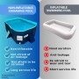 INDUSTEX - Piscina Plegable Foldable Pool, Piscina para niños y Adultos, Piscina para Perros portátil, Piscina Desmontable,