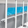 Intex Piscina Desmontable Rectangular Prism Frame, 400x200x122 cm, Material Triple Capa, Capacidad 8.418 L, Ventana panorámica,