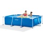 Intex 28270NP Small Frame - Piscina Desmontable, 220 x 150 x 60 cm, 1.662 litros, Color Azul & 55252 - Cobertor Solar para