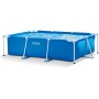Intex 28270NP Small Frame - Piscina Desmontable, 220 x 150 x 60 cm, 1.662 litros, Color Azul & 55252 - Cobertor Solar para