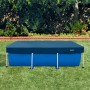 Intex 28270NP Small Frame - Piscina Desmontable, 220 x 150 x 60 cm, 1.662 litros, Color Azul & 55252 - Cobertor Solar para