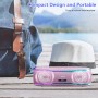 AY Altavoz Bluetooth Potente, IPX7 Impermeable Altavoz Bluetooth 5.3 Portatil con Luz LED de Color y Graves Ricos, Maridaje