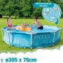 Intex ¡28208NP-PISCINA Beachside Frame D305X76 CM (C/Bomba Filtro)