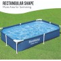 BESTWAY Piscina Desmontable Tubular Infantil Steel Pro 221x150x43cm Azul