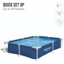 BESTWAY Piscina Desmontable Tubular Infantil Steel Pro 221x150x43cm Azul