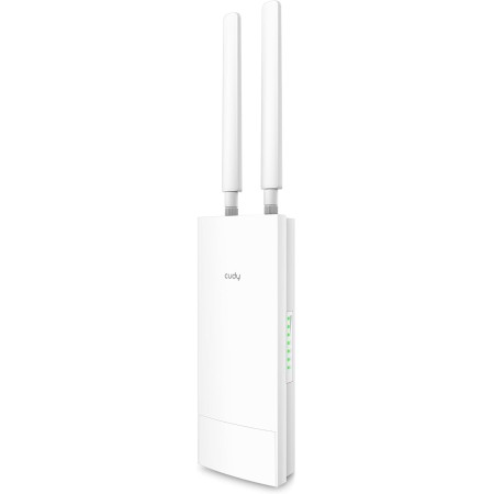 Cudy Módem router 4G LTE Cat 4 para exteriores desbloqueado con ranura SIM, WiFi N300, IP65, antenas celulares desmontables,