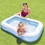Intex 57403 - Piscina Hinchable Rectangular 166x100x25 cm, Color Azul